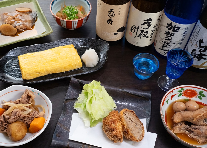 出汁にこだわった、日本酒に合う美味しい料理。